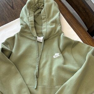 Nike Kids Hoodie in Sage Green